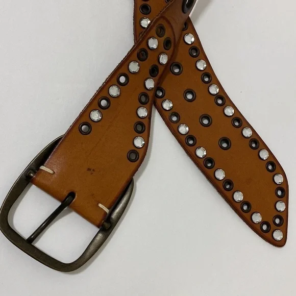 Gap Leather Belt Women's Medium Brown - Picture 4 of 5